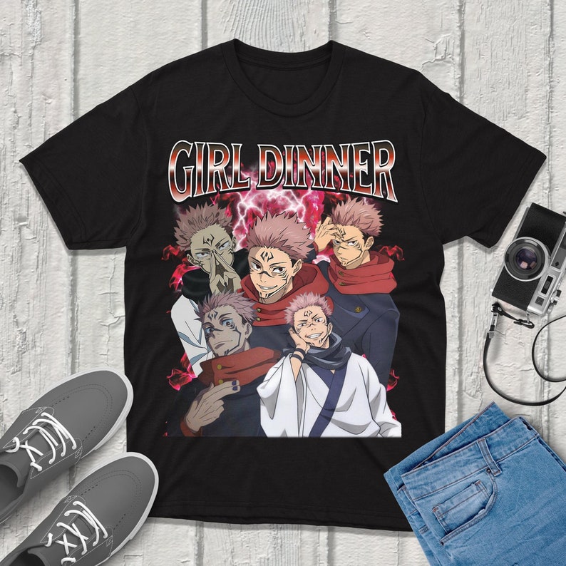 Anime Merchandise For Men - Sukuna Jujutsu-Kaisen T-Shirt Streetwear Premium Quality