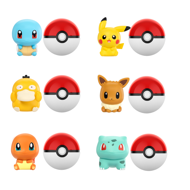 Pokemon Anime Merchandise - Anime Pokemon PokeBall Mini Doll Action