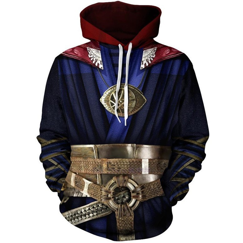 Anime Merchandise For Men - Doctor Strange 3D Animation Hoodie, Cosplay