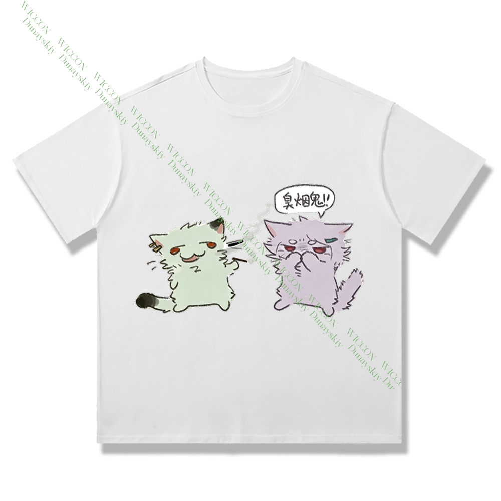 Chainsmoker Cat Yaniko Satou C - đánh giá và giá Anime Merchandise T Shirt