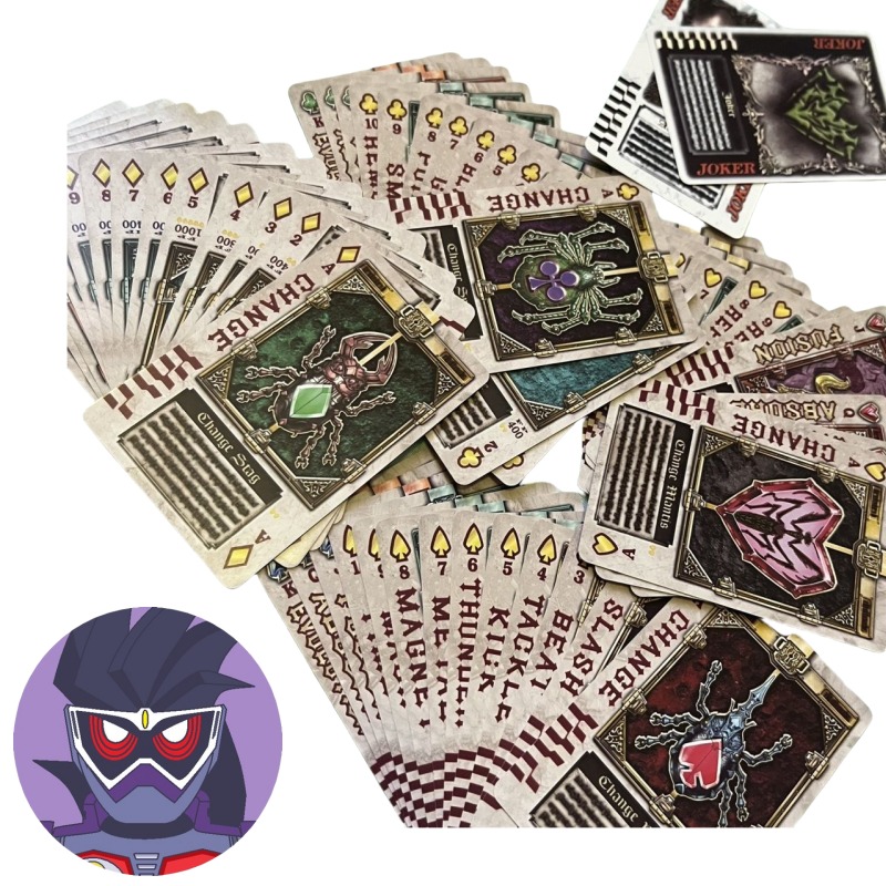 Bandai Kamen Rider anime chara - đánh giá và giá Themed Playing Card