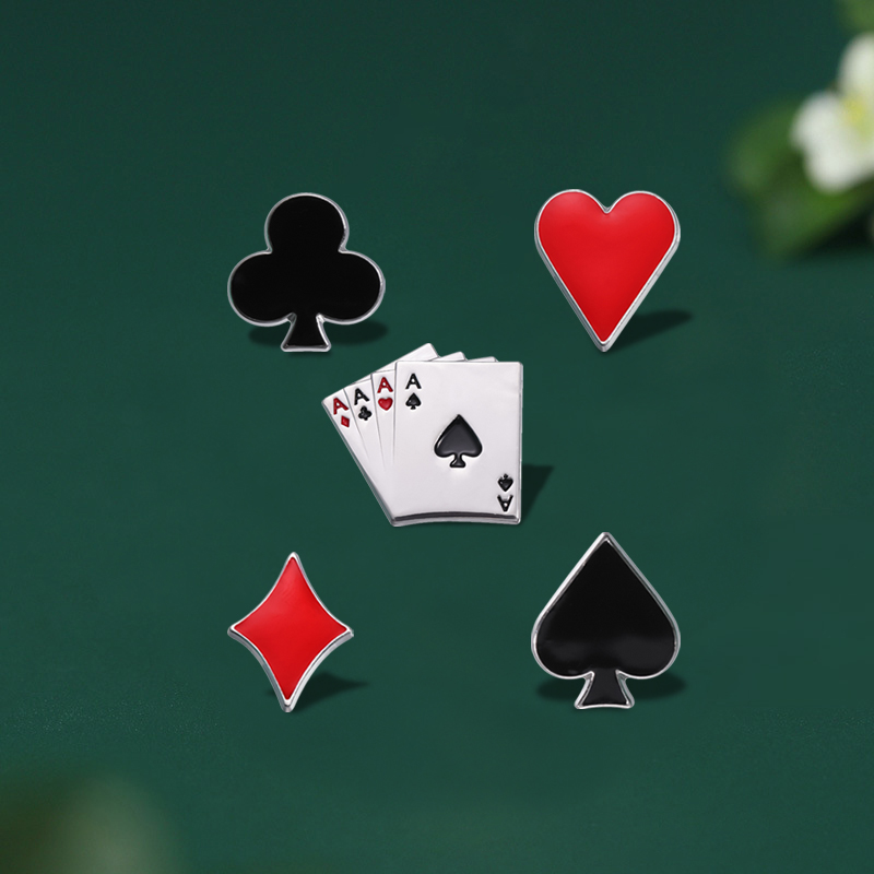 Playing Cards Enamel Pins Cust - đánh giá và giá Themed Playing Card