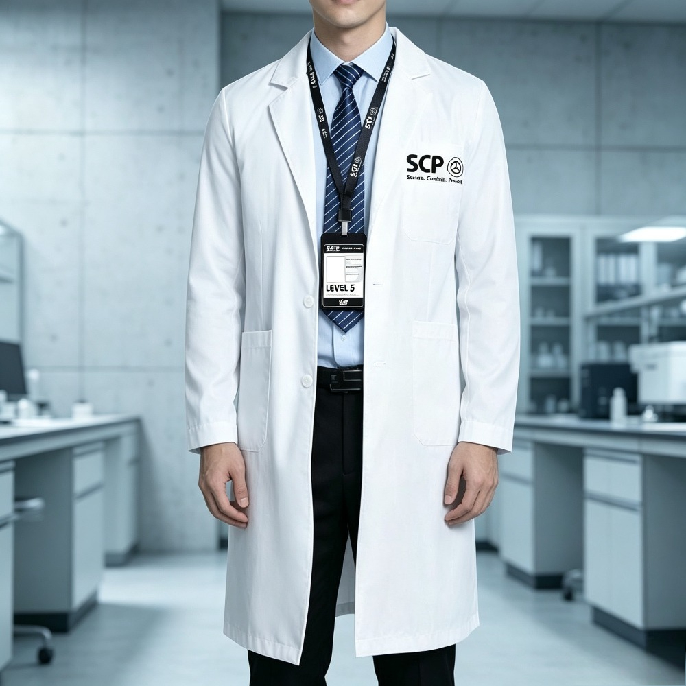 SCP Merchandise White Lab Coat - đánh giá và giá Anime Merchandise Jacket