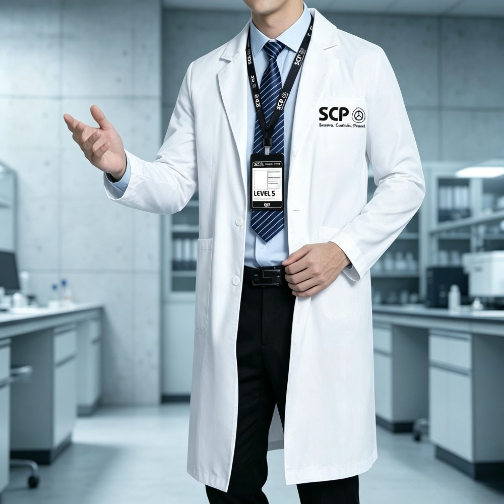 SCP Merchandise White Lab Coat - đánh giá và giá Anime Merchandise Jacket