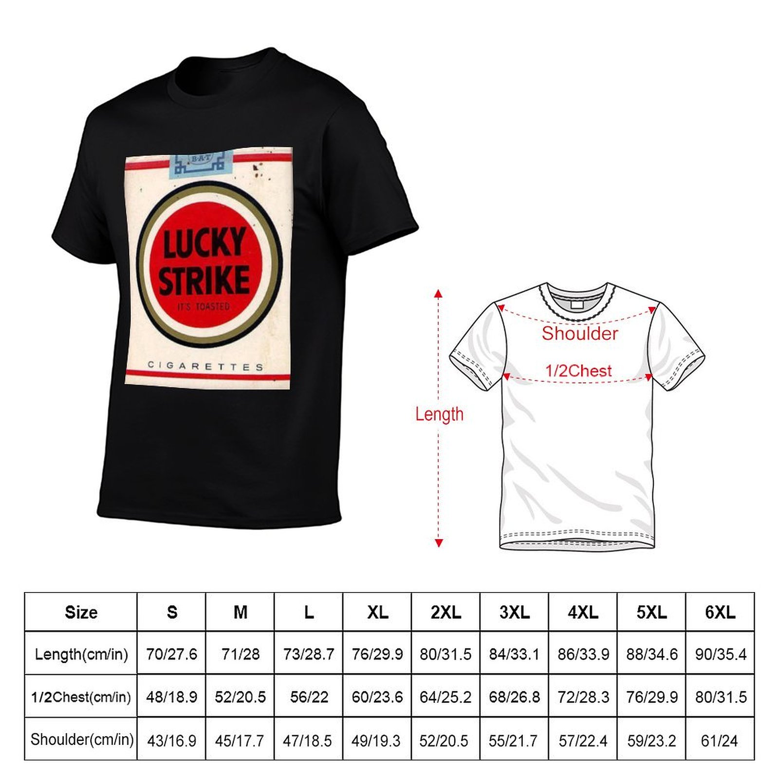 BEST SELLER Lucky Strike Merch - đánh giá và giá Anime Merchandise T Shirt