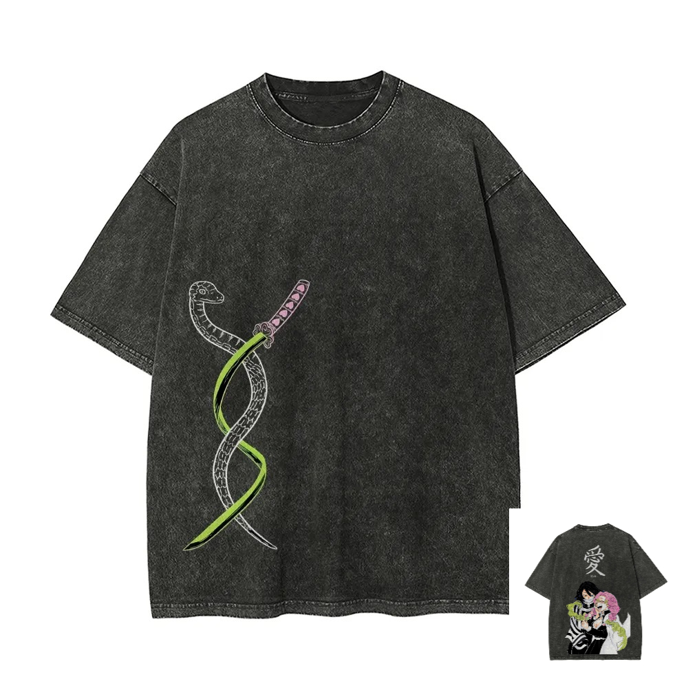 Kimetsu No Yaiba Washed T-Shir - đánh giá và giá Anime Merchandise Store In Japan