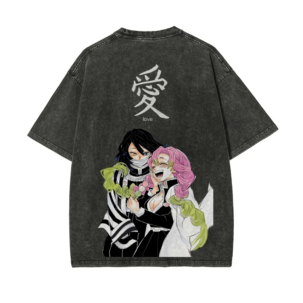 Kimetsu No Yaiba Washed T-Shir - đánh giá và giá Anime Merchandise Store In Japan