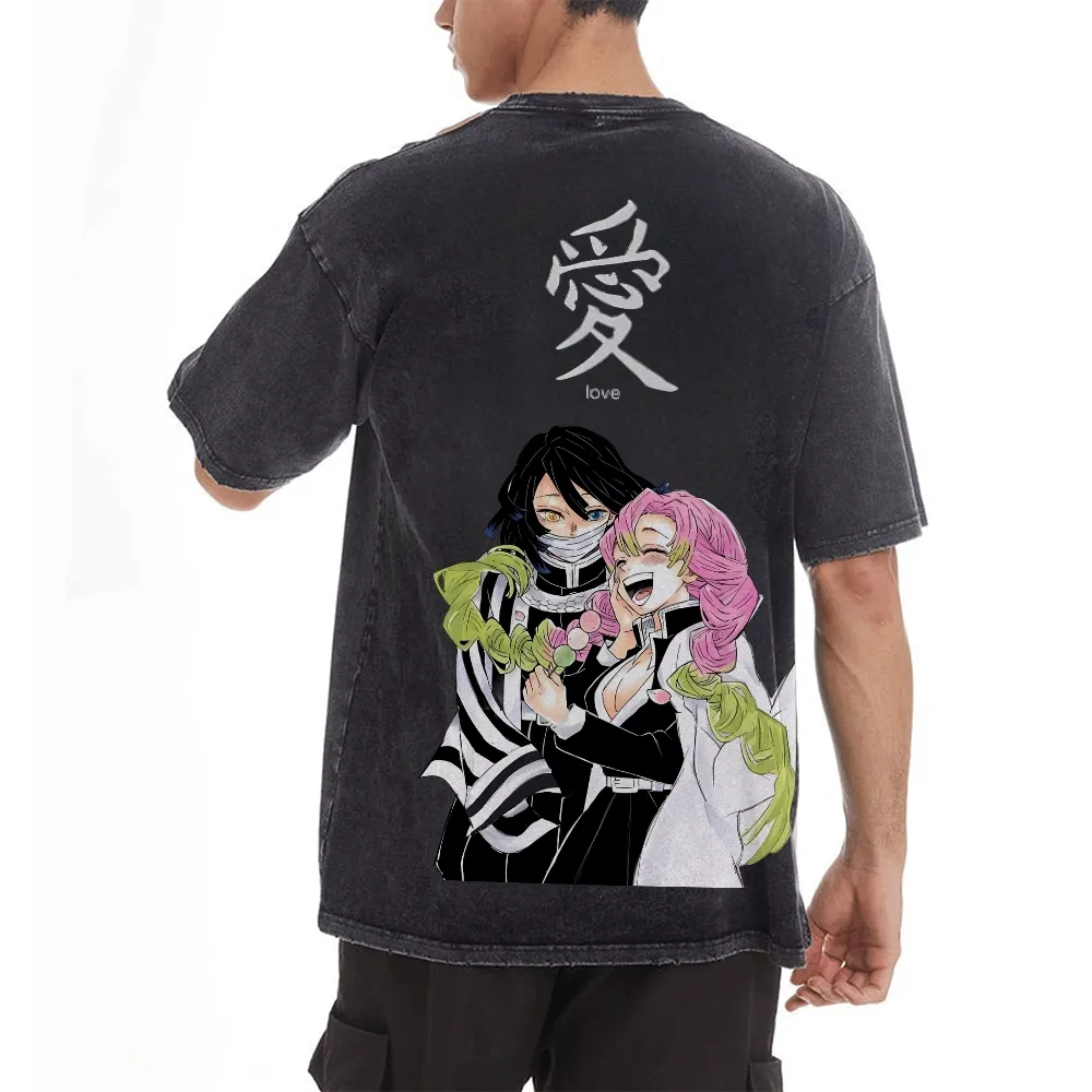 Kimetsu No Yaiba Washed T-Shir - đánh giá và giá Anime Merchandise Store In Japan