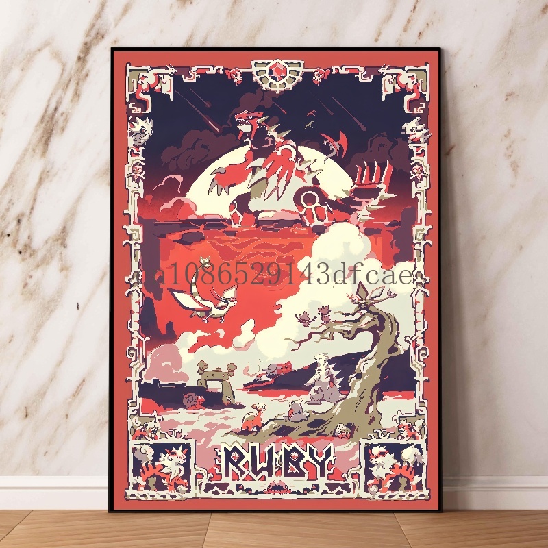 Pokemon Retro Cartoon Poster C - đánh giá và giá Pokemon Anime Merchandise