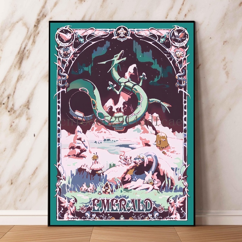 Pokemon Retro Cartoon Poster C - đánh giá và giá Pokemon Anime Merchandise