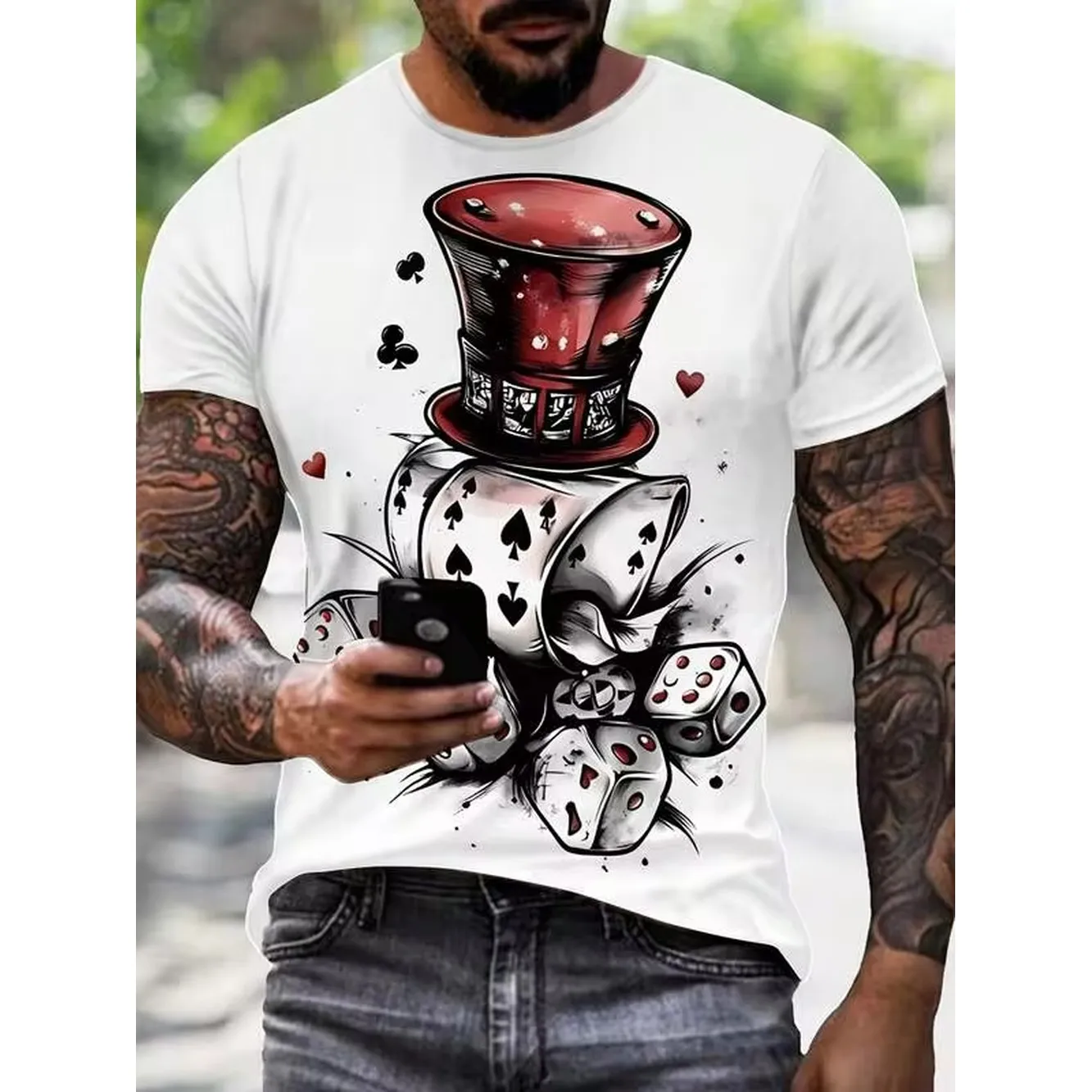Men'S 3D Playing Cards Graphic - đánh giá và giá Themed Playing Card