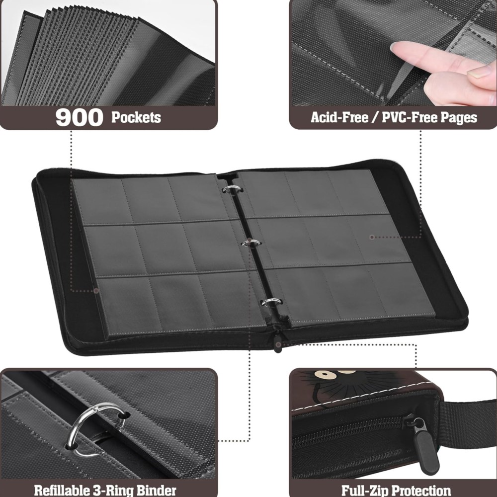 Card Binder 9 Pocket Double Si - đánh giá và giá Collector Card Sleeve
