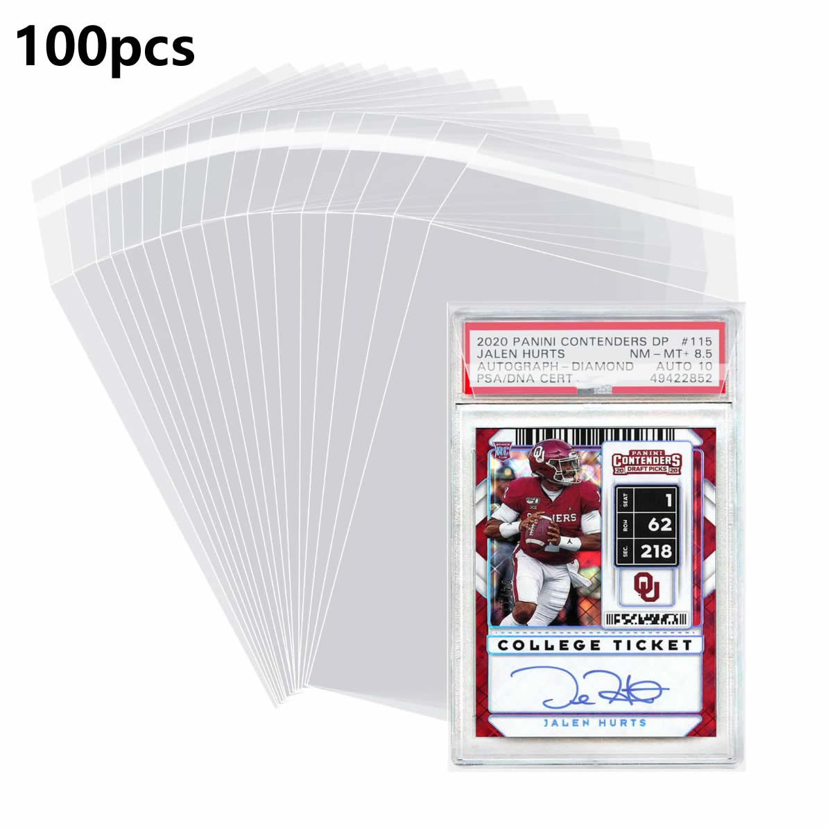 100pcs Sleeves For Graded Slab - đánh giá và giá Collector Card Sleeve