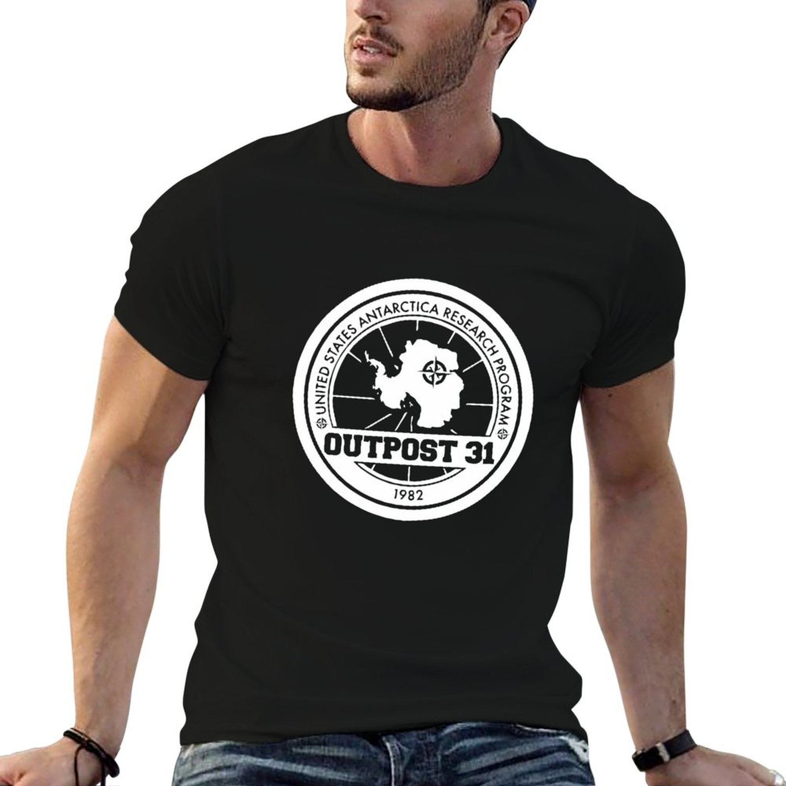 Outpost 31 Logo MERCHANDISE T- - đánh giá và giá Anime Merchandise T Shirt