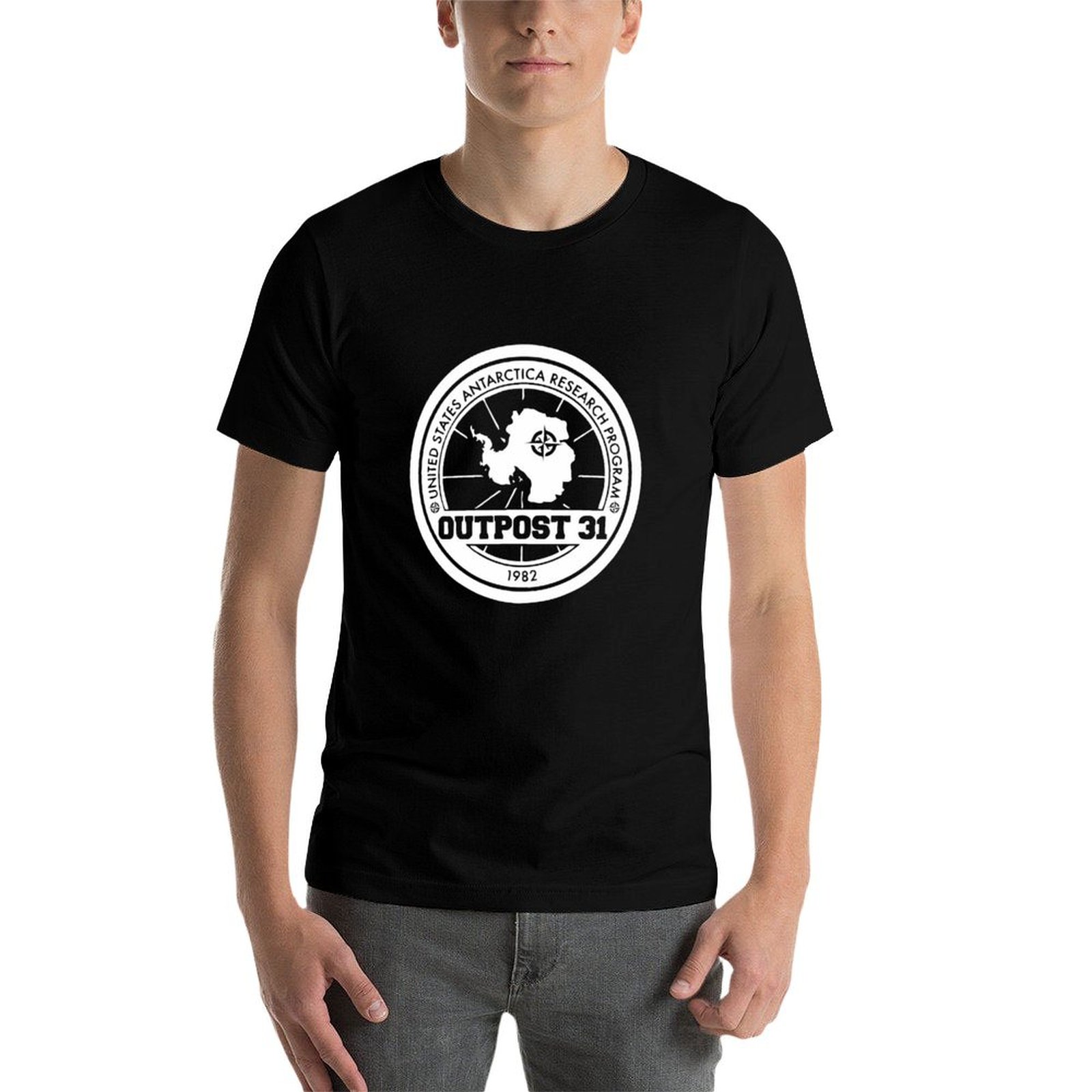Outpost 31 Logo MERCHANDISE T- - đánh giá và giá Anime Merchandise T Shirt